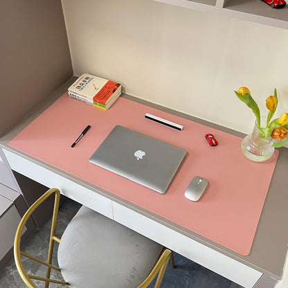 1 Pcs Large Size 60*30mm Office Desk Protector Mat PU Leather Waterproof Mouse Pad Desktop Keyboard Desk Pad Gaming Mousepad