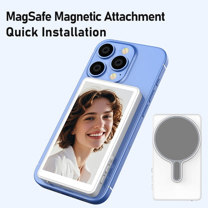 Wireless Screen Mirroring Device for Selfie and Live Streaming with Rear Camera Functionality