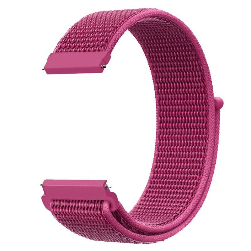 Suitable for Jiaming Samsung Watch 4/5 Huawei GT2/3 Universal Watch Strap Nylon Loop 20/22mm Sports Wrist Strap