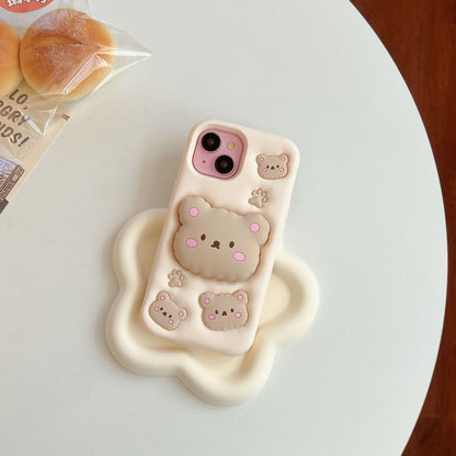 Protective Case with Stand for iPhone 17 Pro Max, Pink Pig Design, Full Coverage Shockproof Case for iPhone 15/14/13/12 Pro