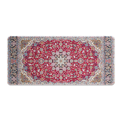 Large Persian Mouse Pad Office Carpet MousePad Natural Rubber Lockedge Anti Slip Desk Mat Laptop Office Game Accessories Pad
