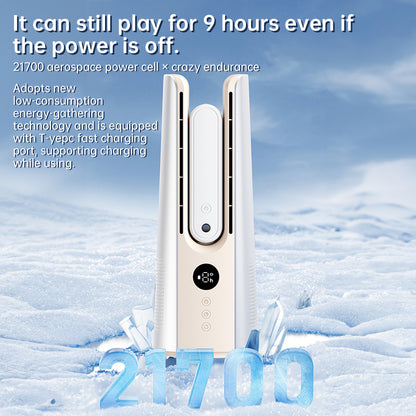 2025 NEW Portable Tower Fan – 6 Speeds, Mist Bladeless, for Bedroom/Living Room/Office