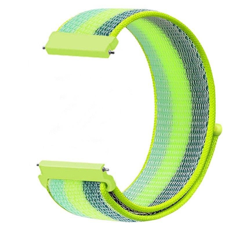 Suitable for Jiaming Samsung Watch 4/5 Huawei GT2/3 Universal Watch Strap Nylon Loop 20/22mm Sports Wrist Strap