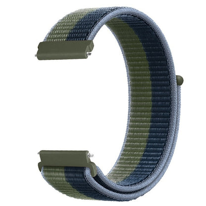 Suitable for Jiaming Samsung Watch 4/5 Huawei GT2/3 Universal Watch Strap Nylon Loop 20/22mm Sports Wrist Strap