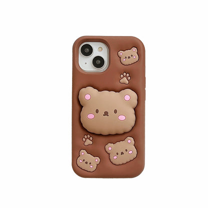 Protective Case with Stand for iPhone 17 Pro Max, Pink Pig Design, Full Coverage Shockproof Case for iPhone 15/14/13/12 Pro