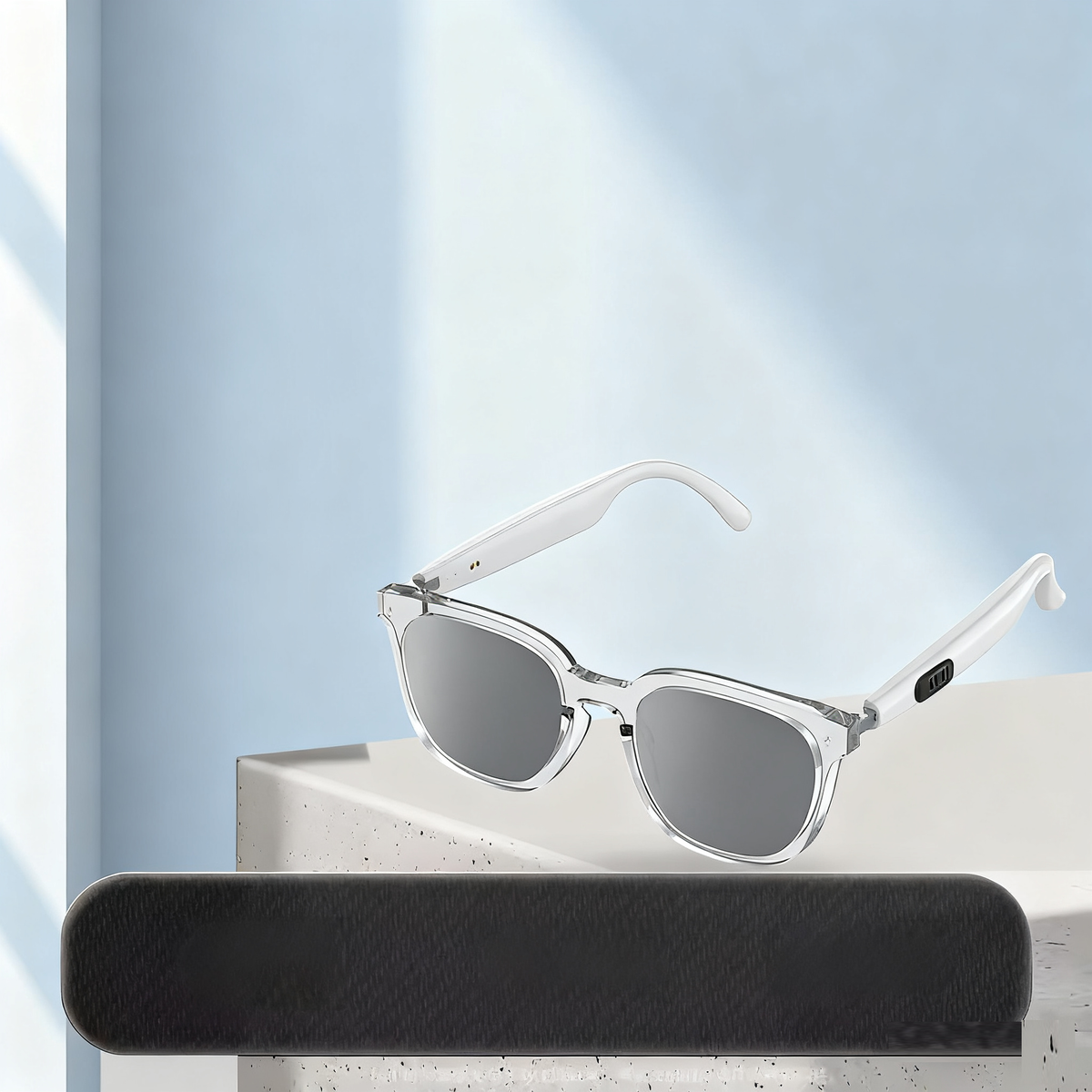 HY-C8 AI Intelligent Translation Wireless Bluetooth Glasses Earphones 75 Language Conference Simultaneous Interpretation