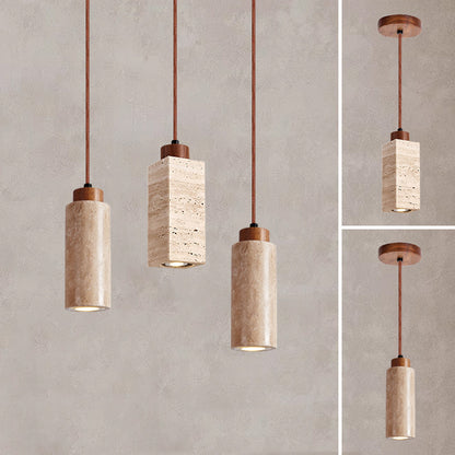 Yellow cave stone pendant lamp restaurant lamp bar counter pendant lamp bedroom bedside hanging lamp