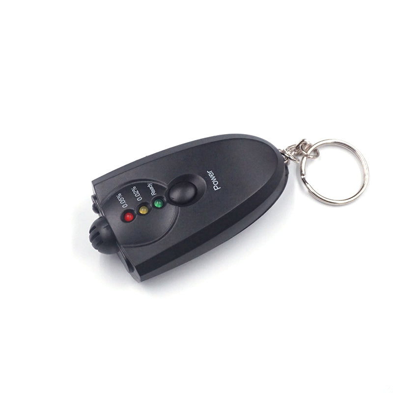 Mini Professional Digital Breathalyzer Key Chain Alcohol Tester Alcohol Breath Analyze Tester with flashlight