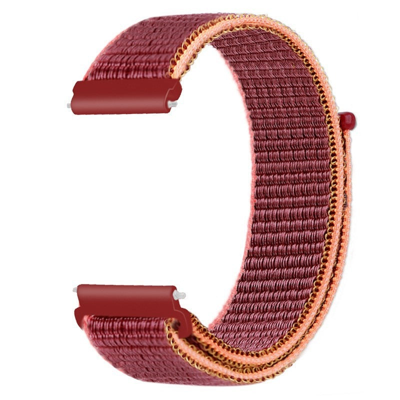 Suitable for Jiaming Samsung Watch 4/5 Huawei GT2/3 Universal Watch Strap Nylon Loop 20/22mm Sports Wrist Strap