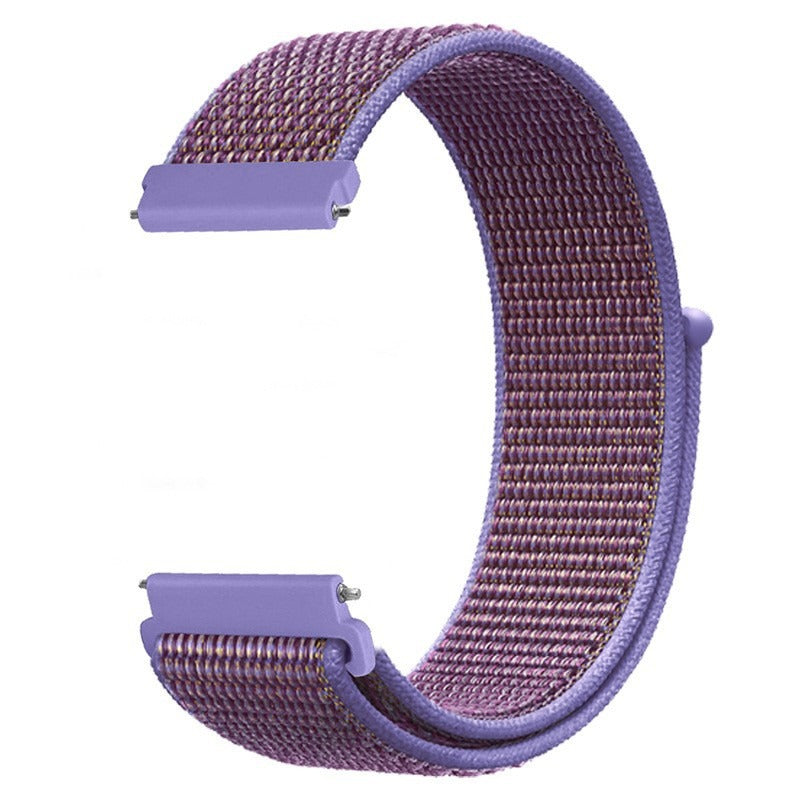 Suitable for Jiaming Samsung Watch 4/5 Huawei GT2/3 Universal Watch Strap Nylon Loop 20/22mm Sports Wrist Strap