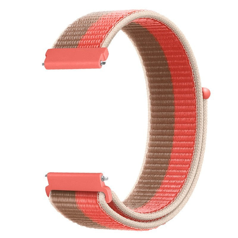 Suitable for Jiaming Samsung Watch 4/5 Huawei GT2/3 Universal Watch Strap Nylon Loop 20/22mm Sports Wrist Strap