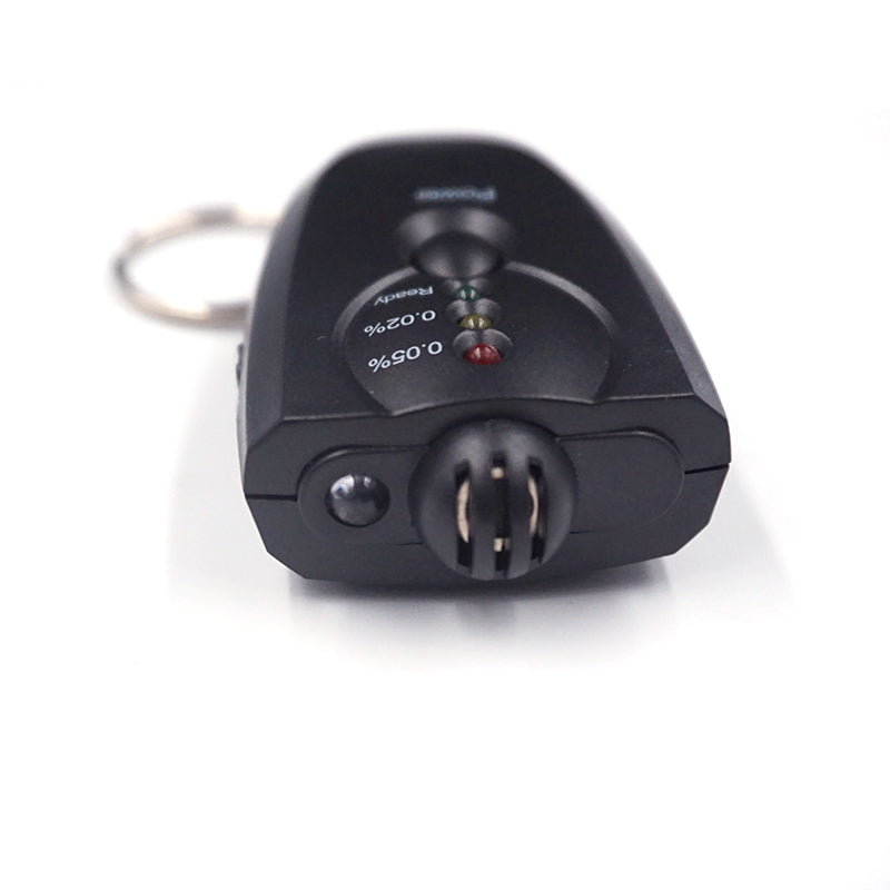 Mini Professional Digital Breathalyzer Key Chain Alcohol Tester Alcohol Breath Analyze Tester with flashlight
