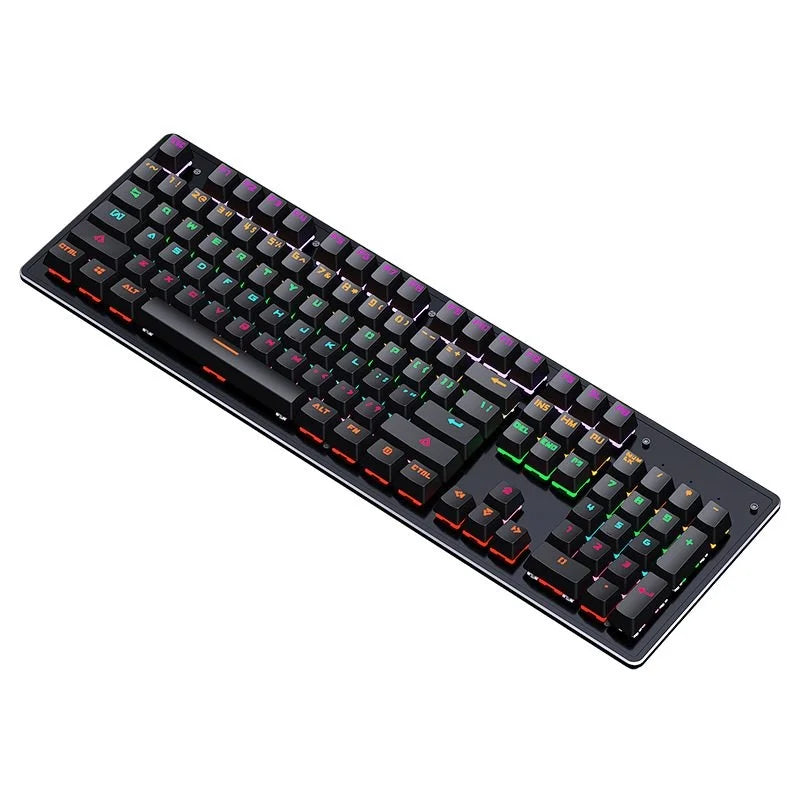 Cracked K880 Hot Swappable Mechanical Keyboard, Esports Game, Green Axis Office Computer Keyboard, Wired Mechanical Keyboard