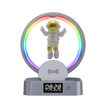 Magnetic Levitation Bluetooth Speaker Astronaut Home RGB Mini Radio TWS Sound Box Outdoor Wireless Subwoofer TF AUX USB