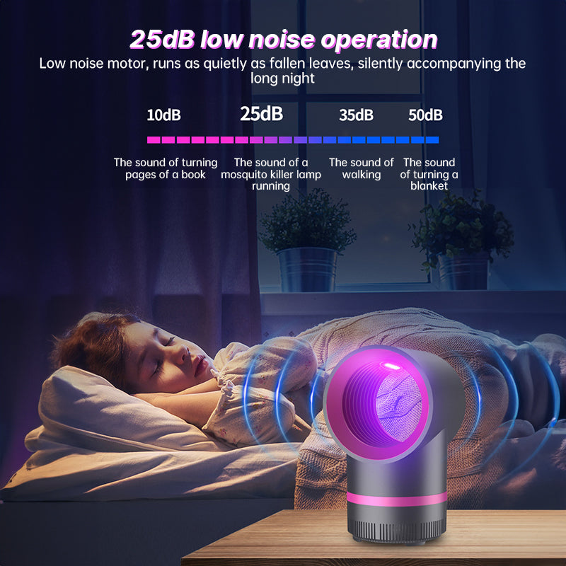 2025 Electric Mosquito Lamp, Outdoor Fly Catcher, USB-Powered, Portable Silent Insect Killer