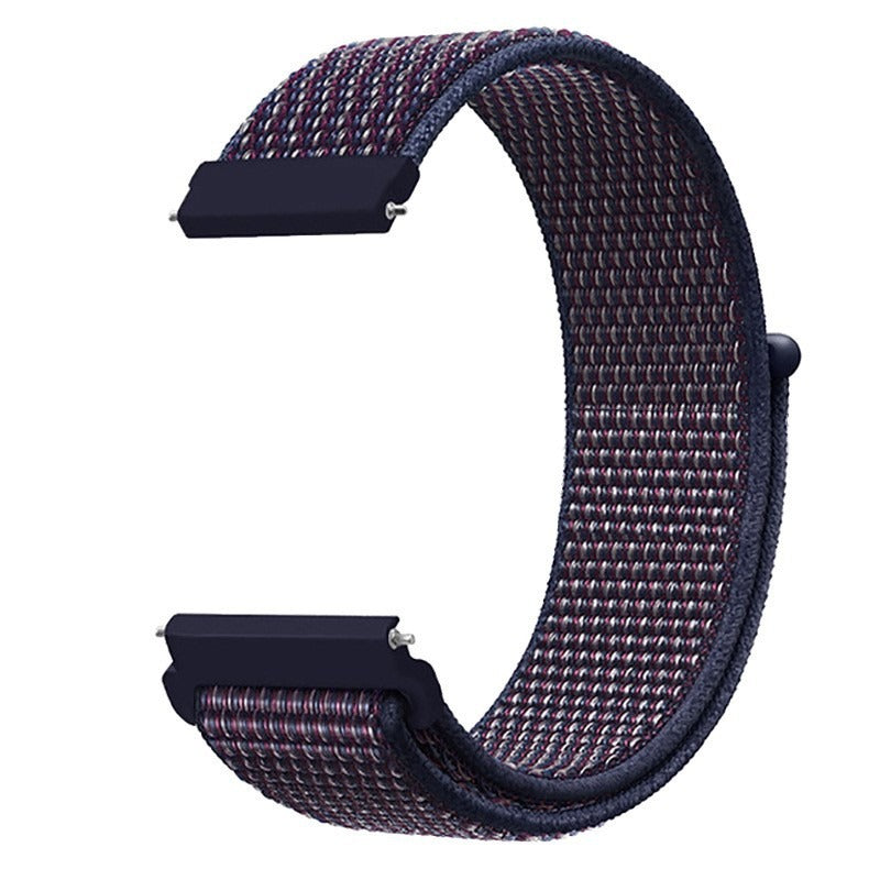 Suitable for Jiaming Samsung Watch 4/5 Huawei GT2/3 Universal Watch Strap Nylon Loop 20/22mm Sports Wrist Strap