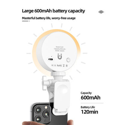 Mini fill light, mobile selfie light, video conference live light, magnetic pocket light